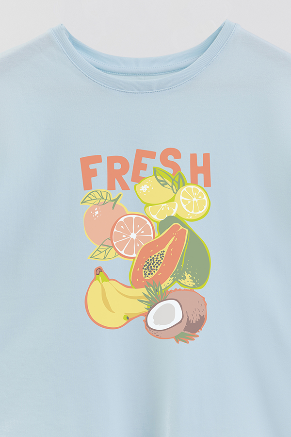 REMERA GIRL OVER FRESH