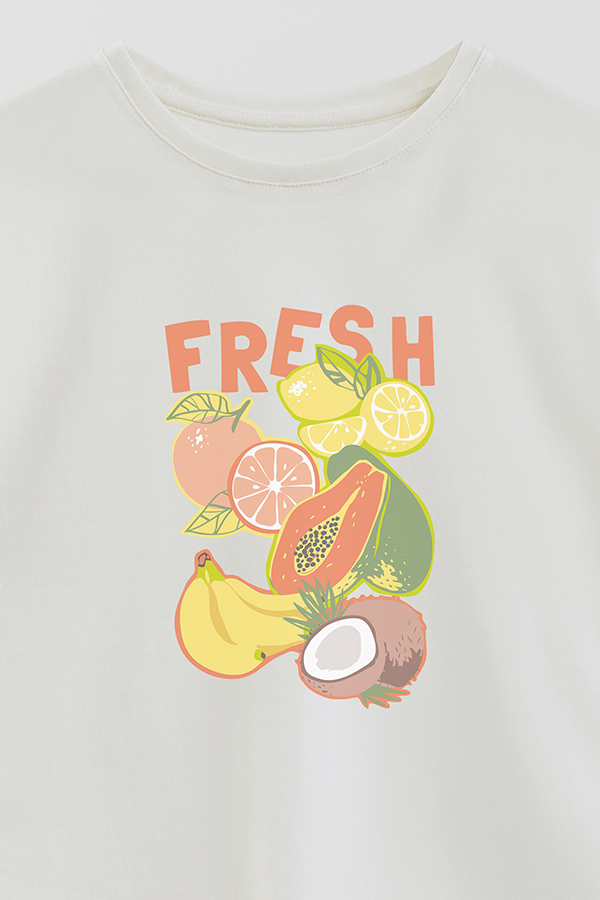 REMERA GIRL OVER FRESH