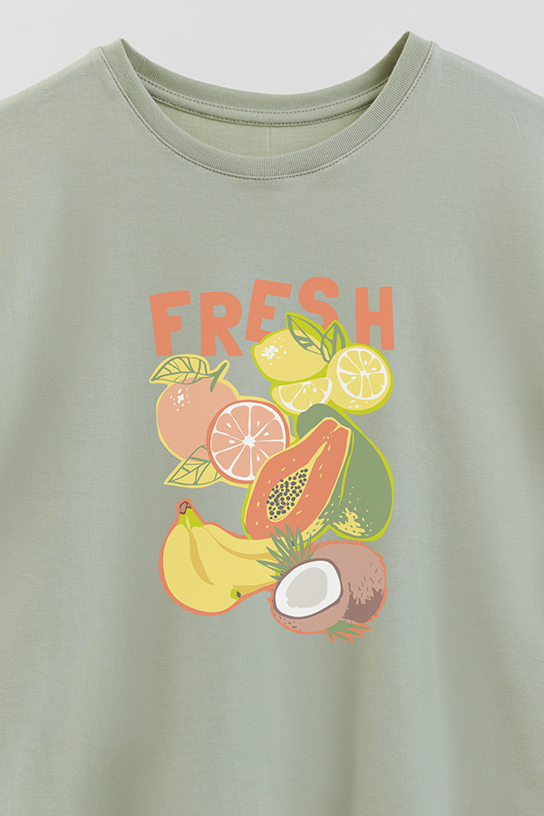 REMERA GIRL OVER FRESH