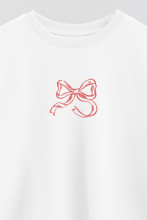 REMERA CROP ESTAMPADA VALENTINE BOW 4