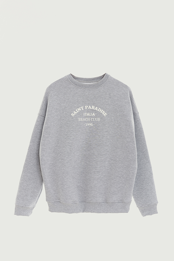 BUZO CREWNECK ESTAMPADO VARSITY SAINT PARADISE