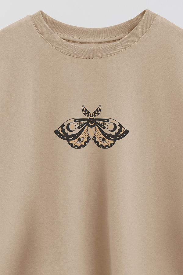 REMERA CROP ESTAMPADA BUTTERFLY 2
