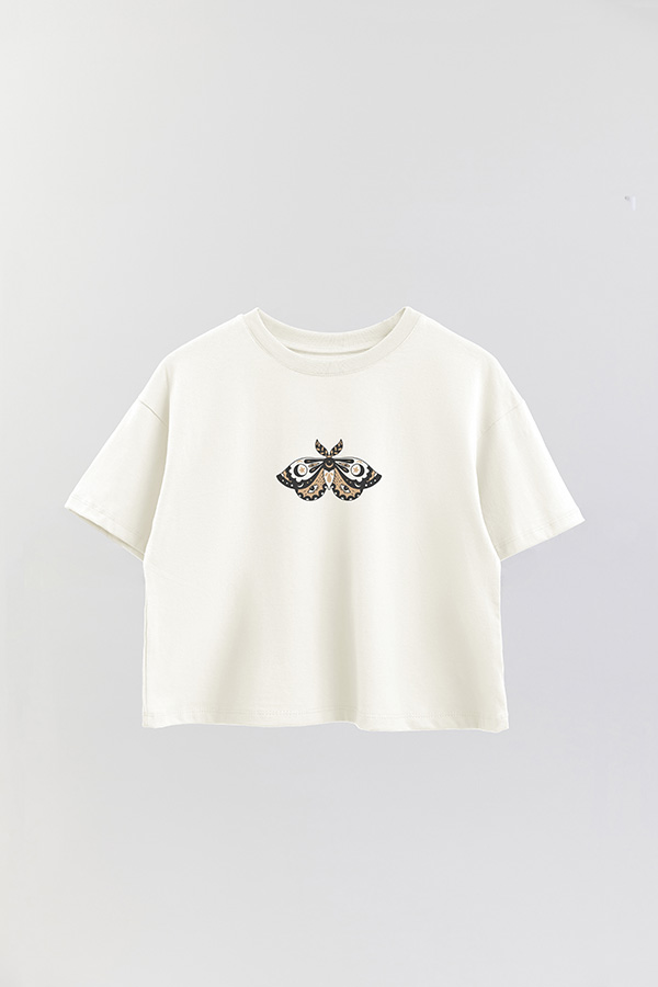 REMERA CROP ESTAMPADA BUTTERFLY 2