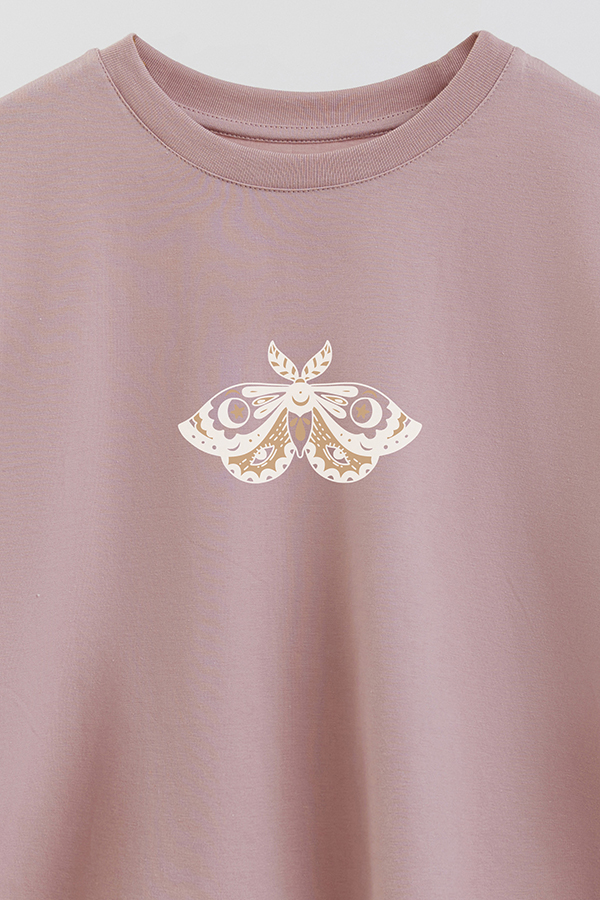 REMERA CROP ESTAMPADA BUTTERFLY 2