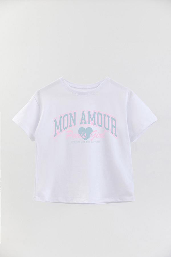 REMERA GIRL OVER MON AMOUR