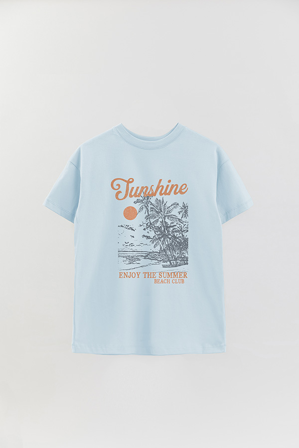 REMERA OVER ESTAMPADA SUNSHINE 2