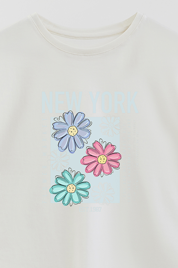 REMERA GIRL OVER NEW YORK
