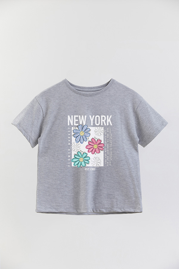 REMERA GIRL OVER NEW YORK