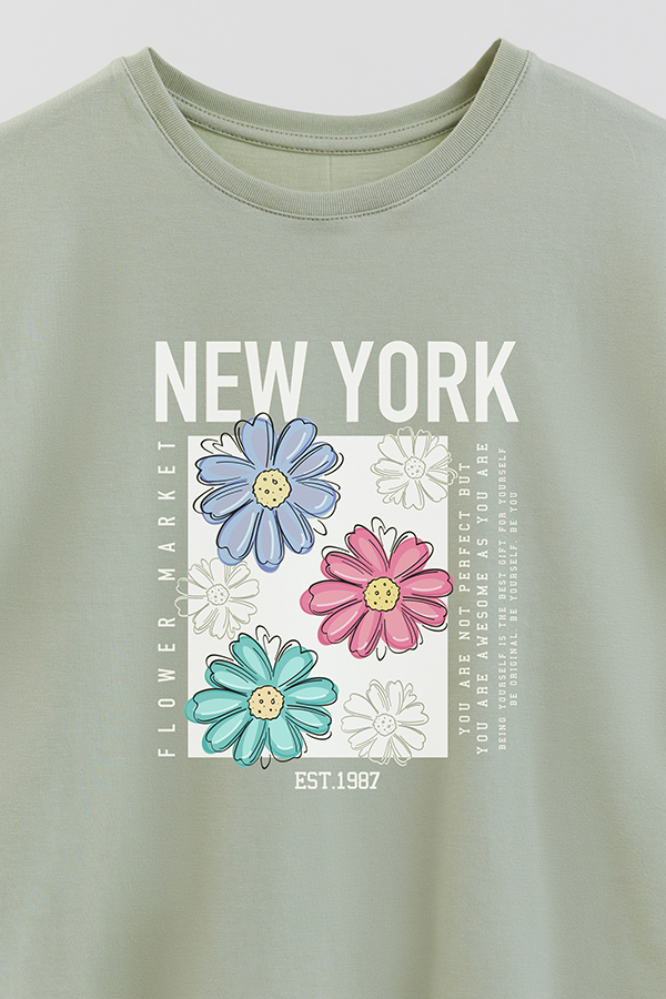 REMERA GIRL OVER NEW YORK
