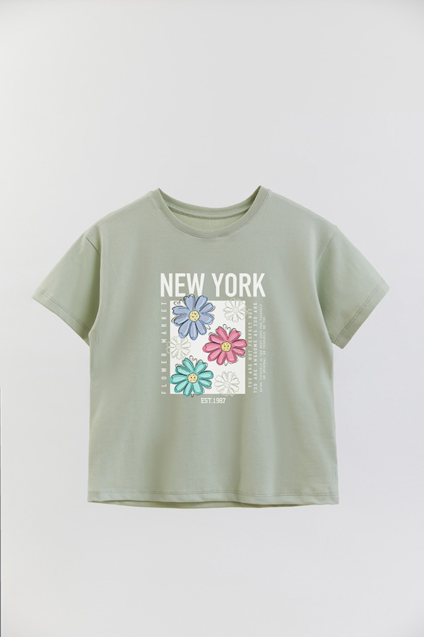 REMERA GIRL OVER NEW YORK