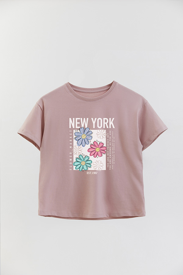 REMERA GIRL OVER NEW YORK