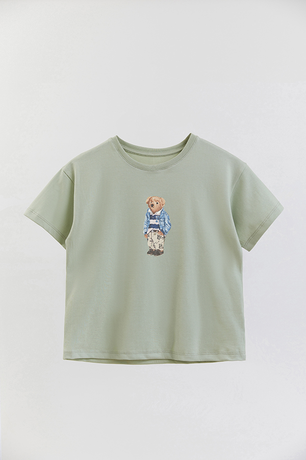 REMERA GB OVERSIZE BEAR DENIM BEAR