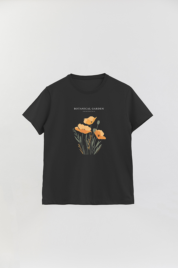 REMERA BASICA ESTAMPADA GARDEN 44