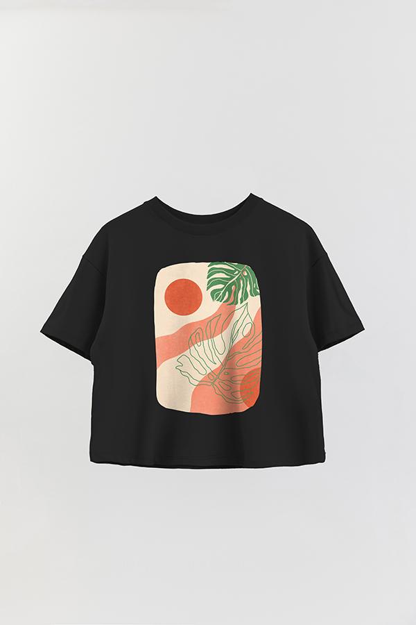 REMERA CROP ESTAMPADA ART 8