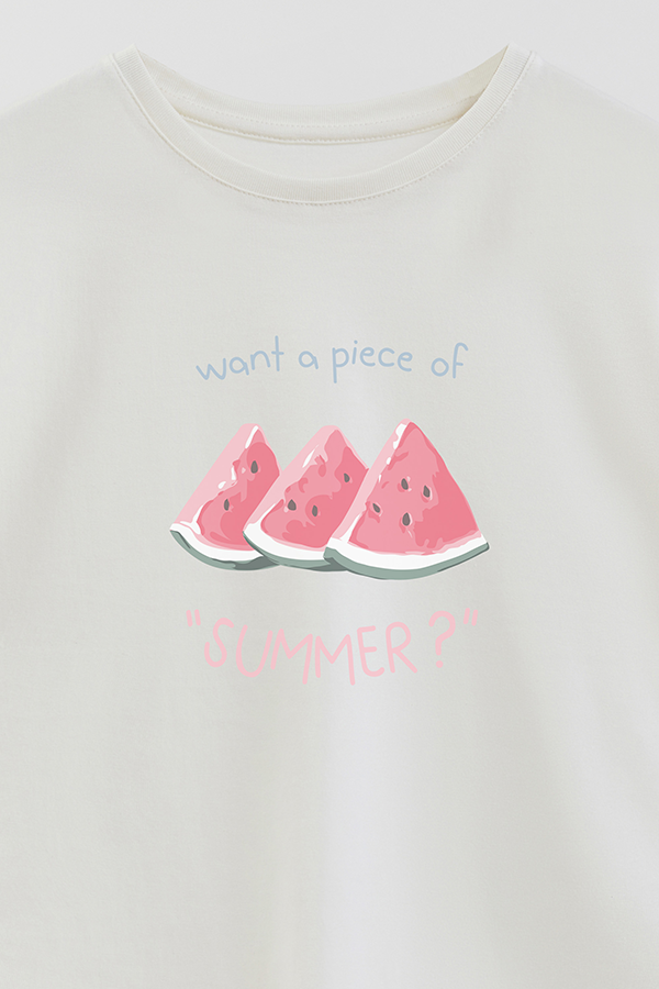 REMERA GIRL OVER PIECE OF SUMMER