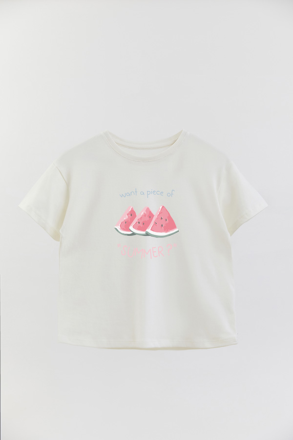 REMERA GIRL OVER PIECE OF SUMMER