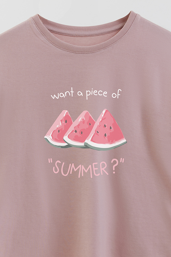 REMERA GIRL OVER PIECE OF SUMMER