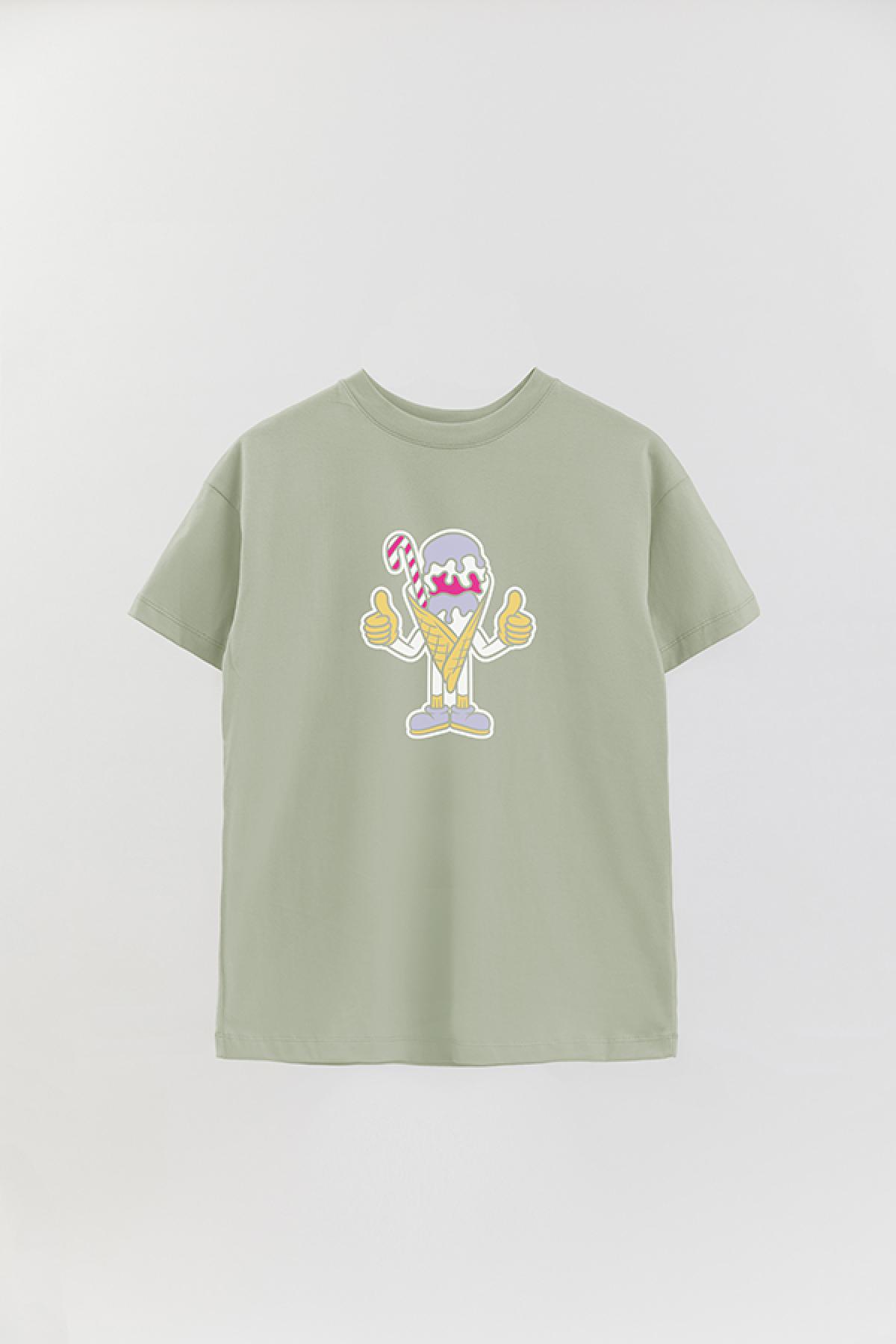 REMERA OVER ESTAMPADA JF HAVE AN ICE DAY