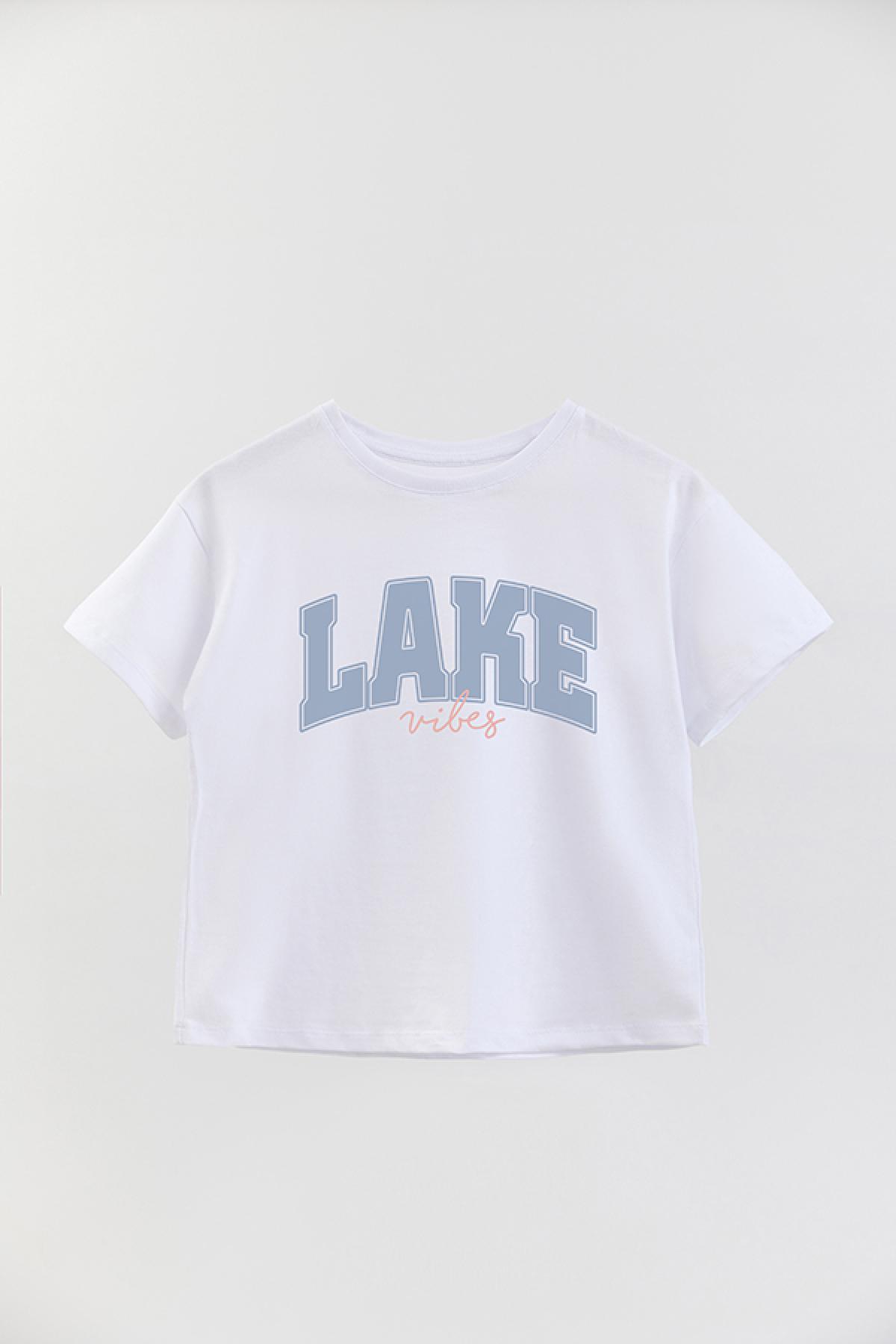 REMERA GIRL OVER GP LAKE VIBES