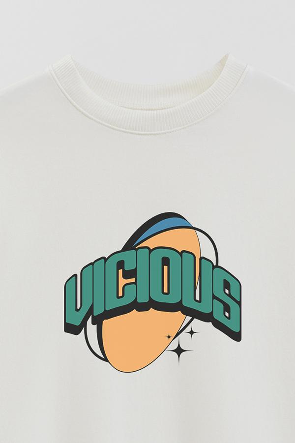 BUZO CREWNECK ESTAMPADO STREET MOOD VICIOUS