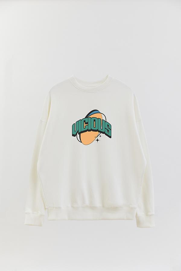BUZO CREWNECK ESTAMPADO STREET MOOD VICIOUS