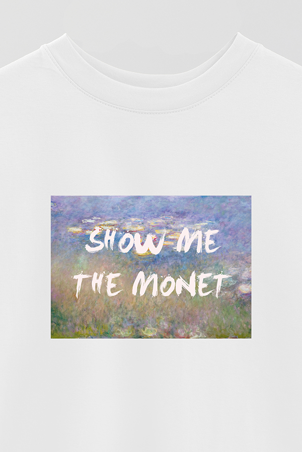 REMERA OVER ESTAMPADA ART COLLECTION 46 SHOW ME THE MONET