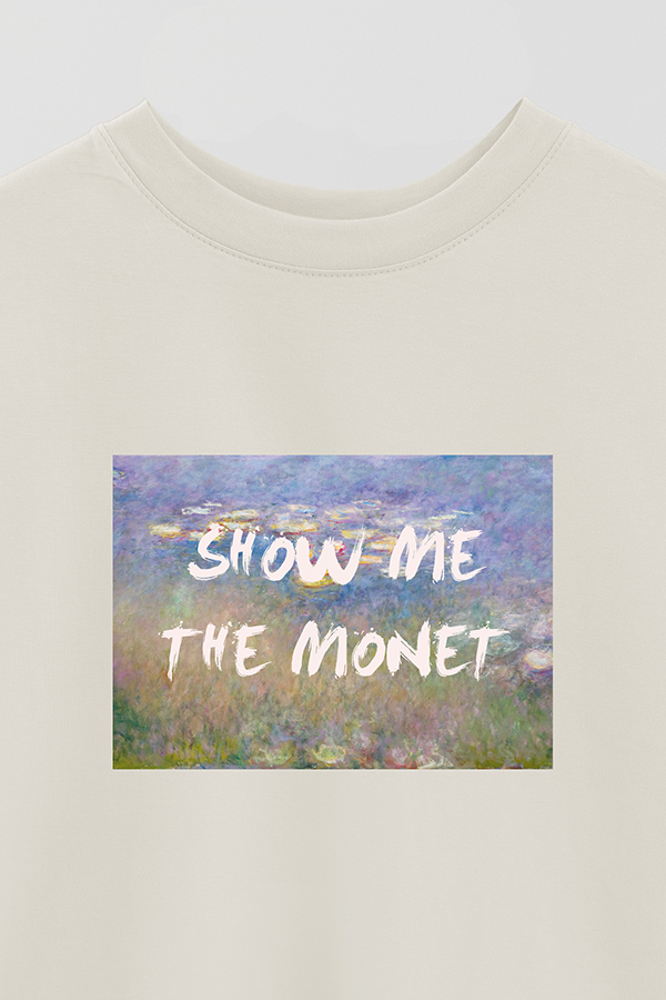 REMERA OVER ESTAMPADA ART COLLECTION 46 SHOW ME THE MONET