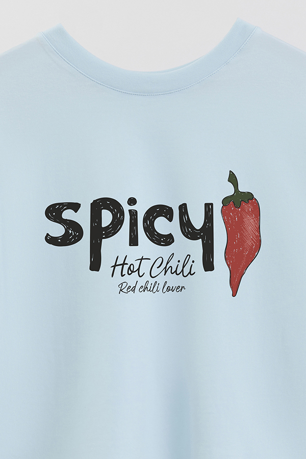 REMERA CROP ESTAMPADA FRSP SPICY HOT