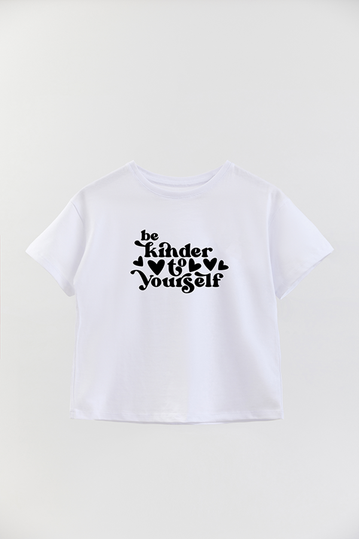 REMERA GIRL OVER TX BE KINDER TO YOURSELF