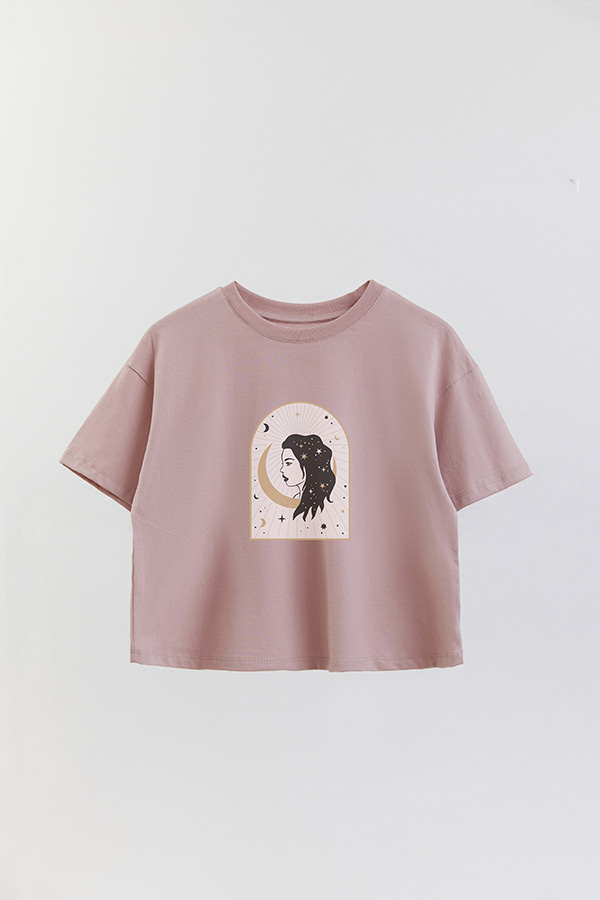 REMERA CROP ESTAMPADA POSTER 1