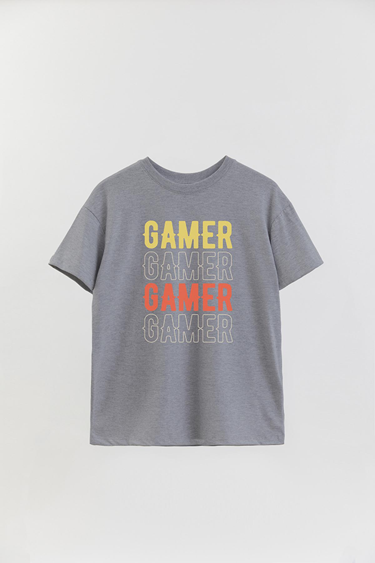 REMERA OVER ESTAMPADA GM GAMER C