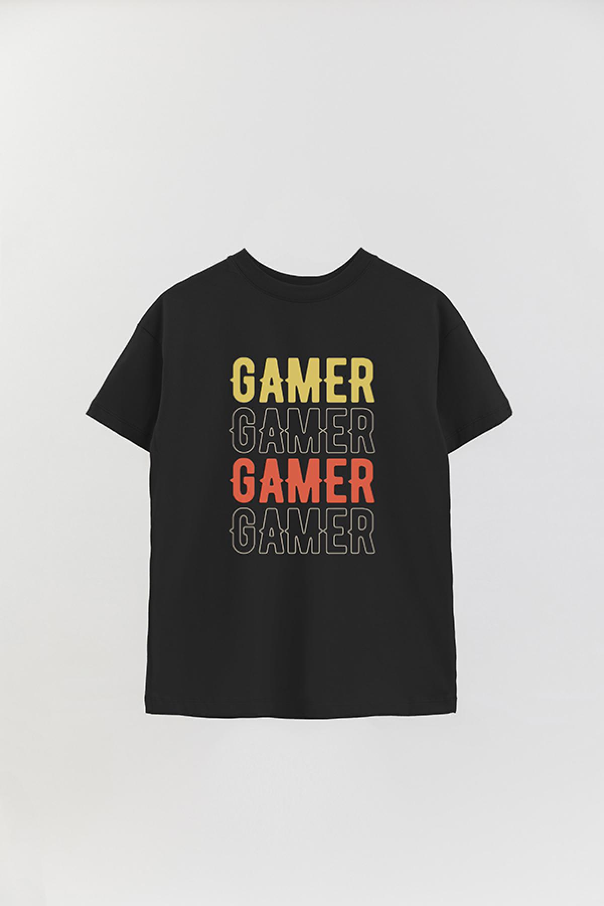 REMERA OVER ESTAMPADA GM GAMER C