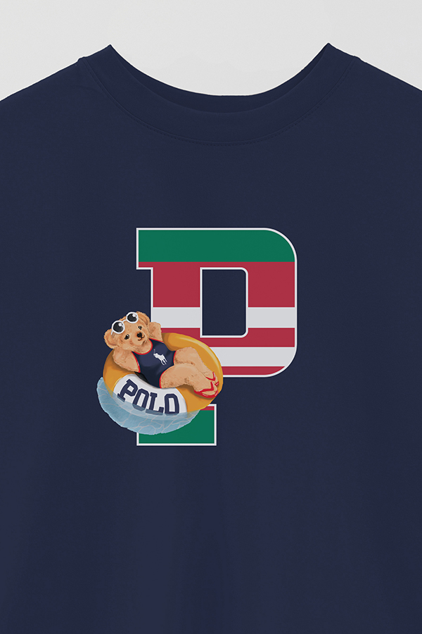 REMERA OVER ESTAMPADA UNISEX BEAR RELAX