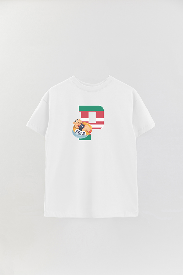 REMERA OVER ESTAMPADA UNISEX BEAR RELAX