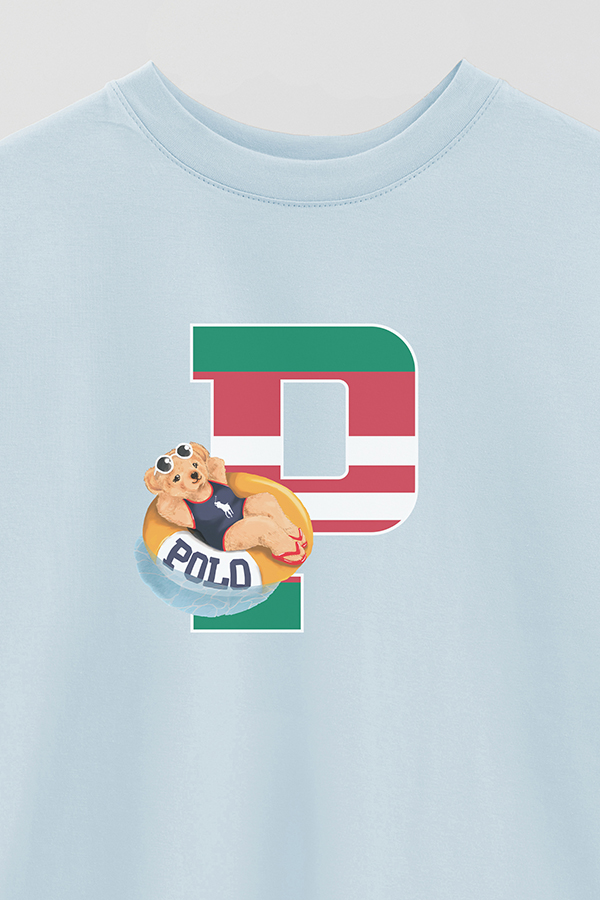 REMERA OVER ESTAMPADA UNISEX BEAR RELAX