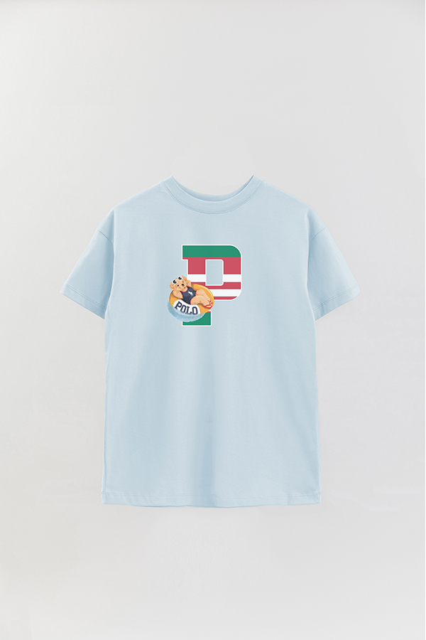 REMERA OVER ESTAMPADA UNISEX BEAR RELAX