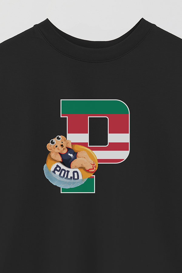 REMERA OVER ESTAMPADA UNISEX BEAR RELAX