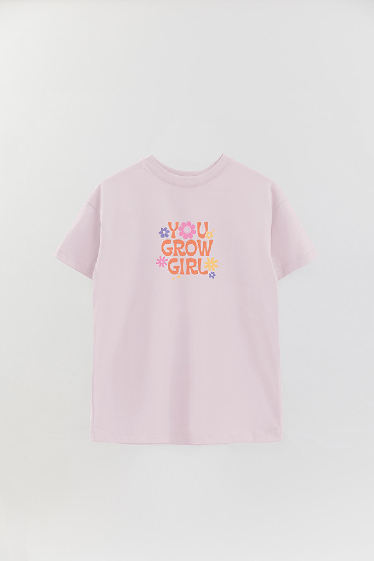 REMERA OVER ESTAMPADA LV4B YOU GROW GIRL