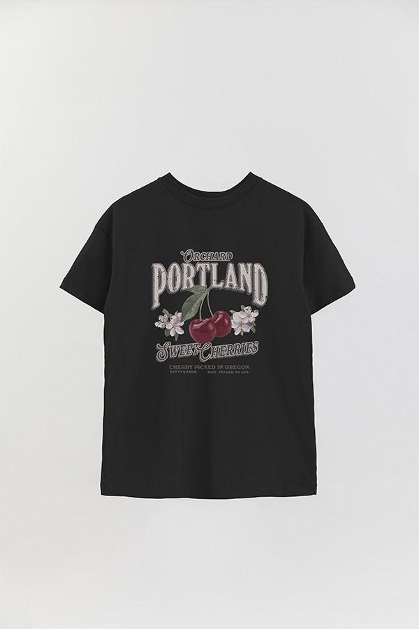 REMERA OVER ESTAMPADA ORCHARD PORTLAND