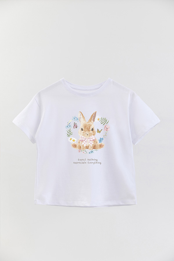 REMERA GIRL OVER EXPECTING NOTHING