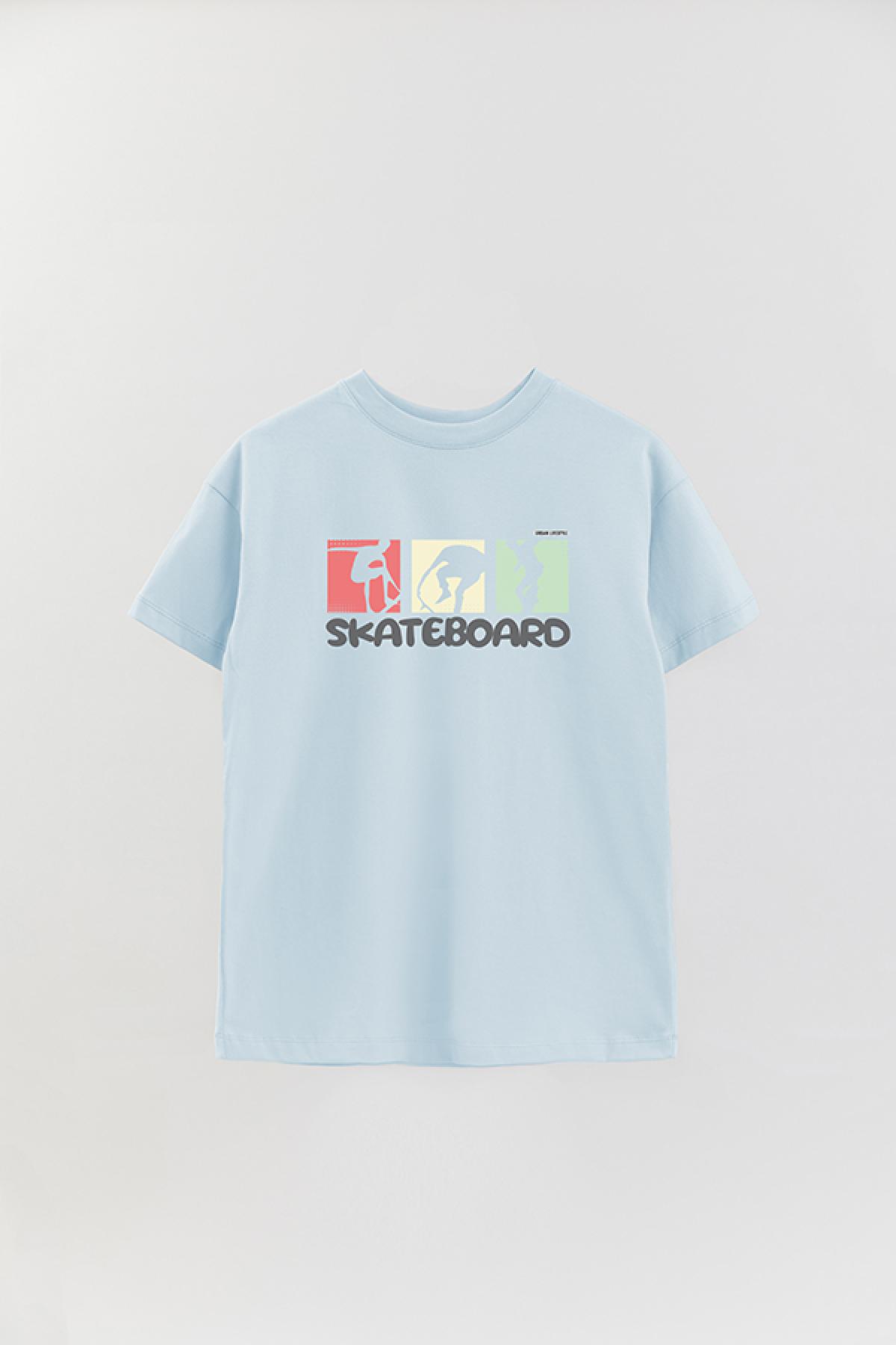 REMERA OVER ESTAMPADA SM SKATEBOARD URBAN LIFESTYLE