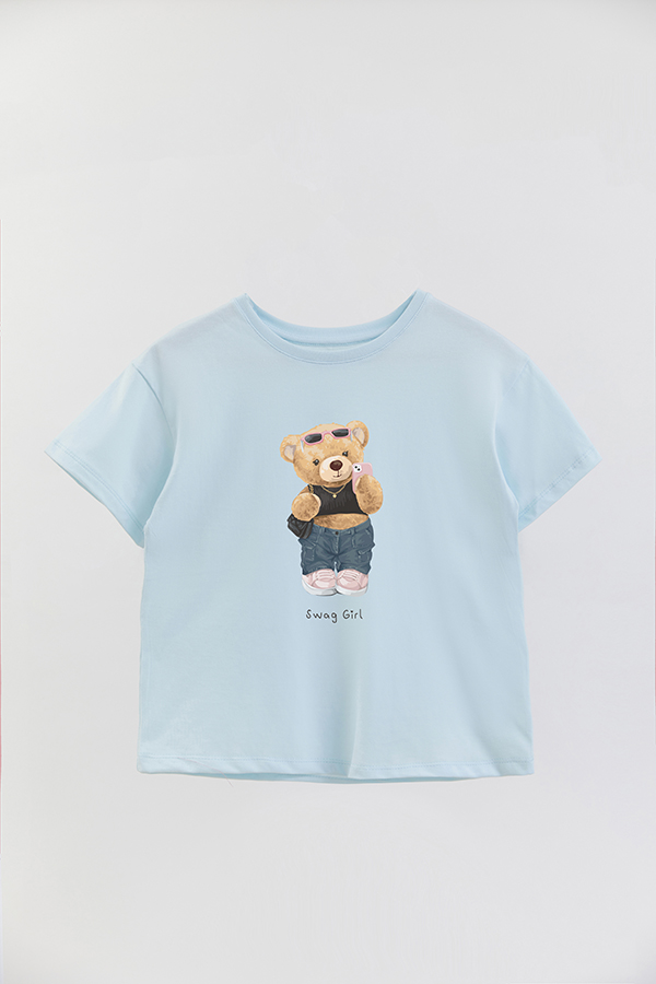 REMERA GB OVERSIZE TEDDY SWAG GIRL