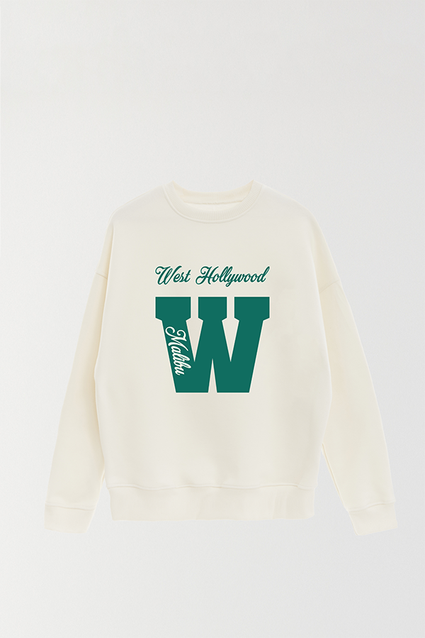 BUZO CREWNECK ESTAMPADO VARSITY WEST HOLLYWOOD