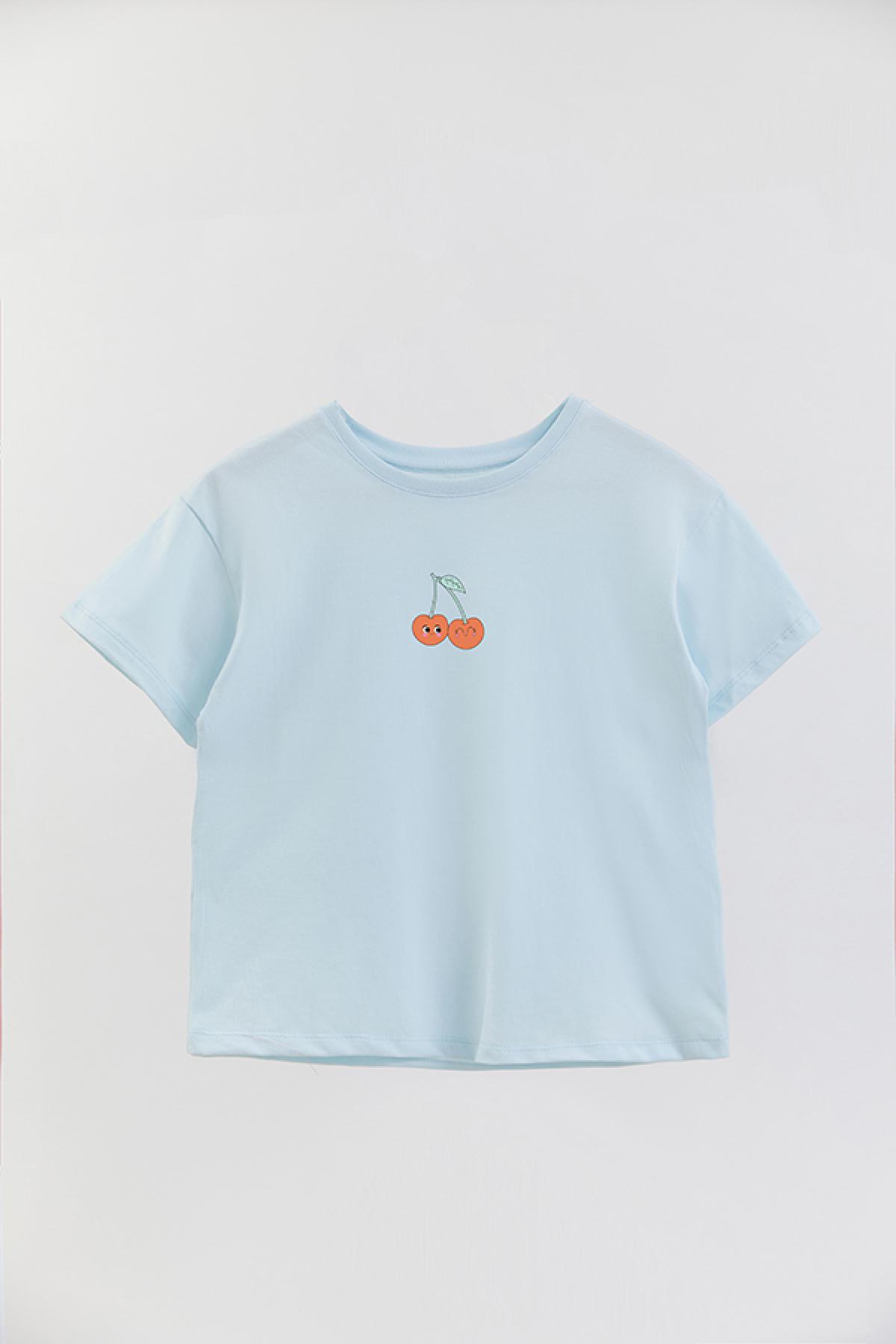 REMERA GIRL OVER GRLY CHERRY
