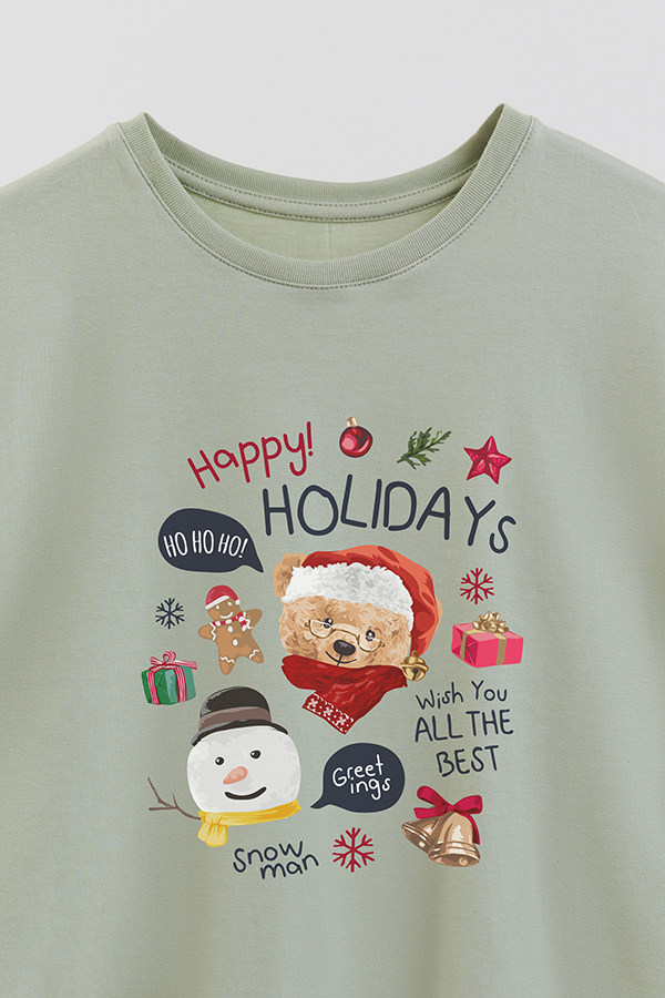 REMERA GB OVERSIZE HOLIDAYS