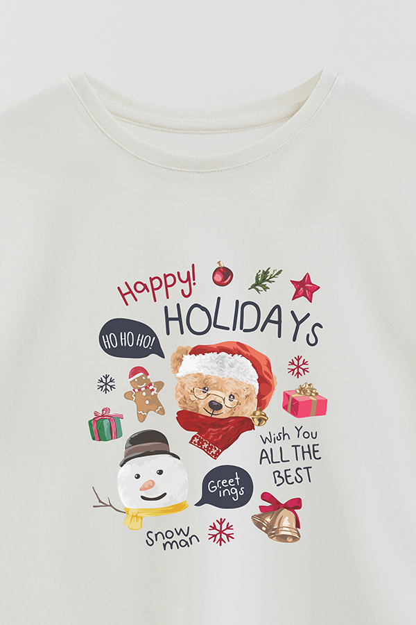 REMERA GB OVERSIZE HOLIDAYS