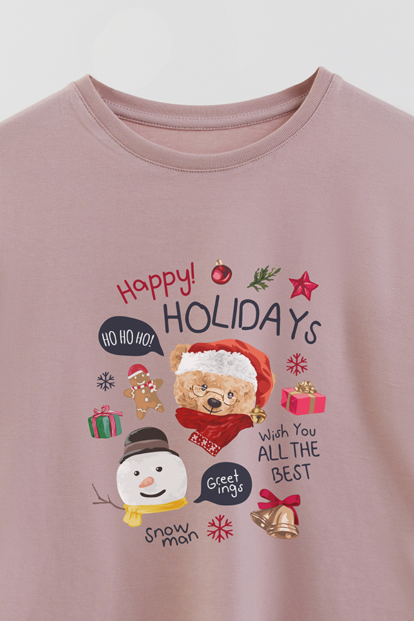 REMERA GB OVERSIZE HOLIDAYS
