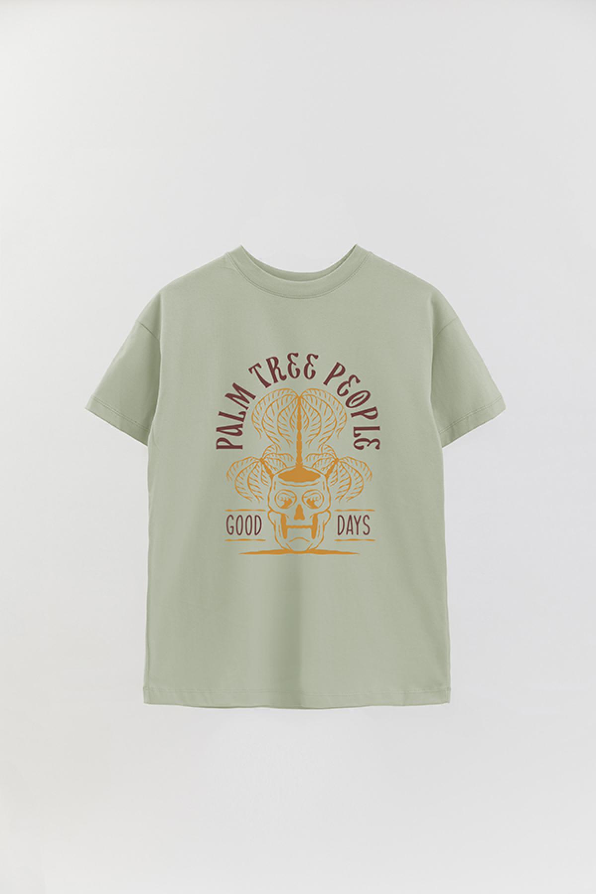 REMERA OVER ESTAMPADA SMV PALM TREE