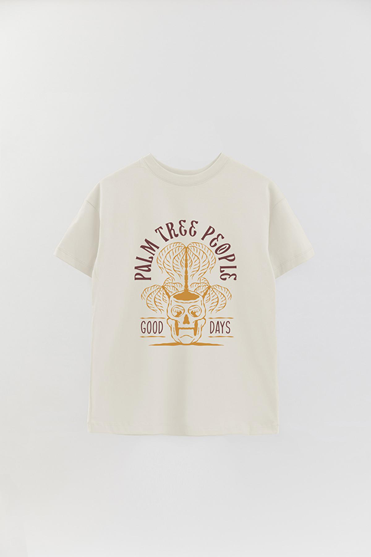 REMERA OVER ESTAMPADA SMV PALM TREE