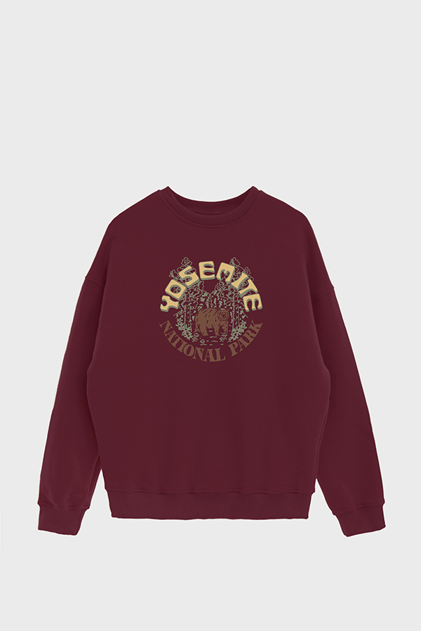 BUZO CREWNECK ESTAMPADO WESTERN NATIONAL PARK